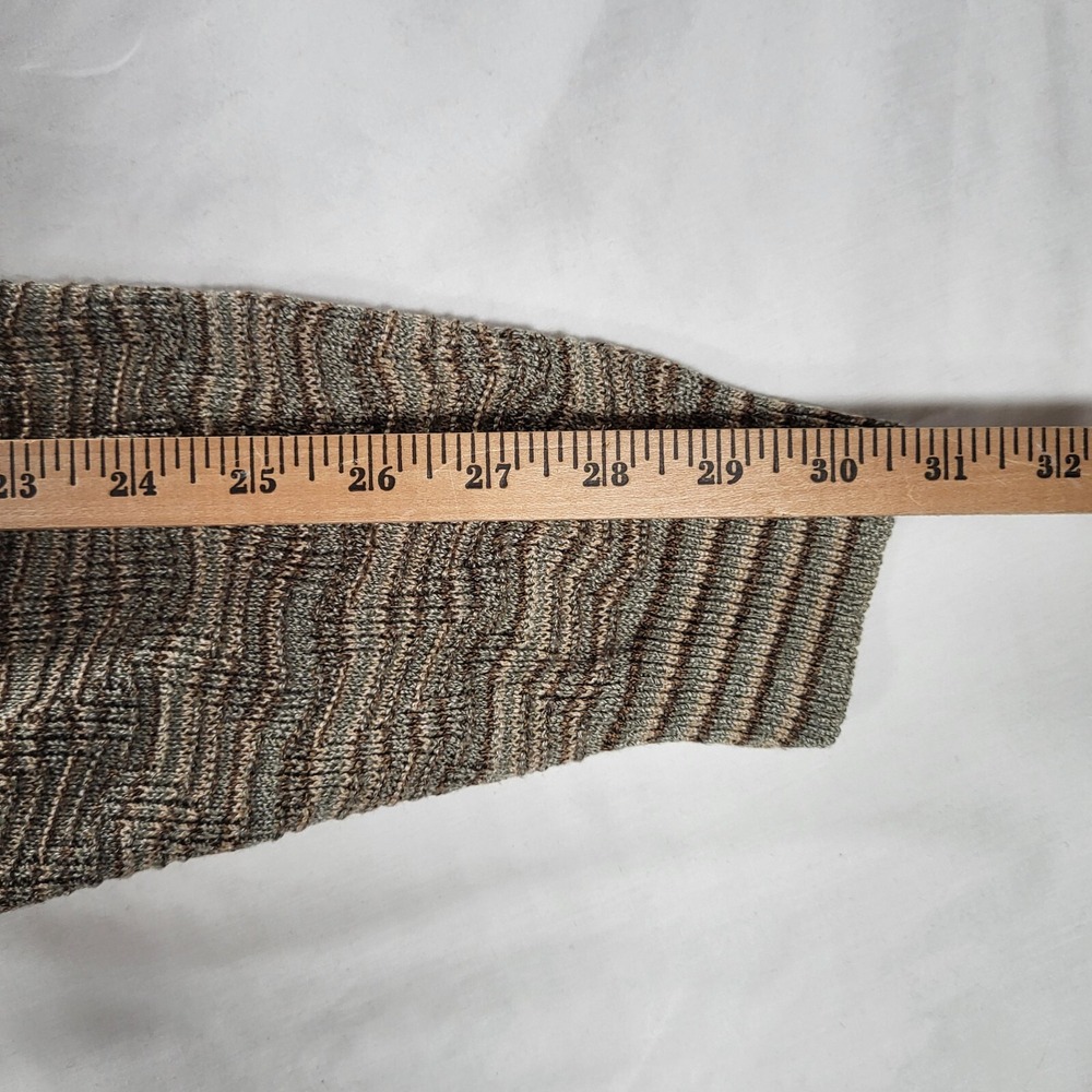 Pronto‎ Uomo Men's XL Crew Neck Knit Brown Sweater Made in Korea - Picture 9 of 9